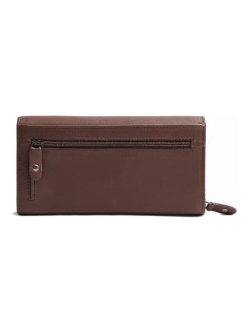The Chesterfield Brand Valetta Geldbörse RFID Schutz Leder 18 cm dark taupe