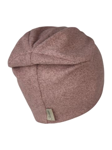 Sterntaler Beanie Blumenherz in rose mel.