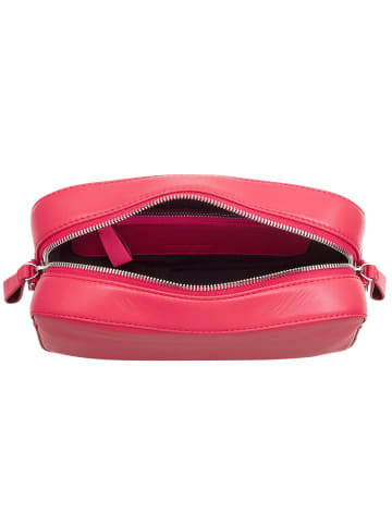 DuDu Caroline Umhängetasche Leder 24 cm himbeere