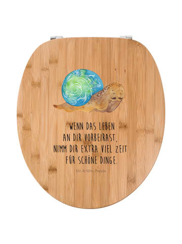 Mr. & Mrs. Panda Klo-Deckel Schnecke Sir mit Spruch in Braun