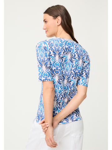 Olsen Shirt Edda in indigo ecru