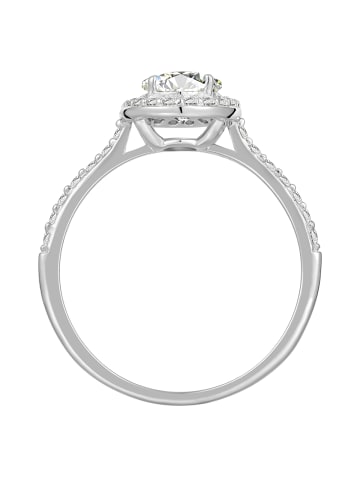 Trilani Ring Herz aus Sterling Silber mit Zirkonia in silber