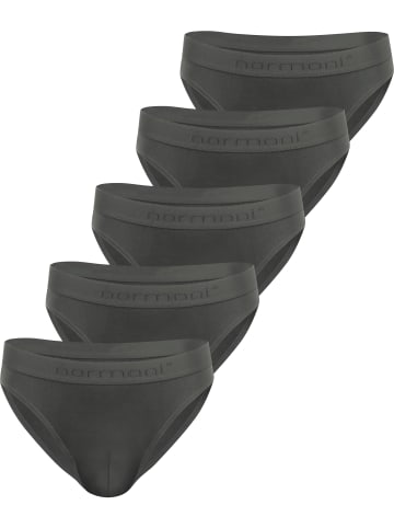 normani 5 Slips aus Bio-Baumwolle Sliwen in Grau