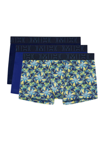 HOM Boxer Briefs Tropical no. 2 in navy/blue/blue print