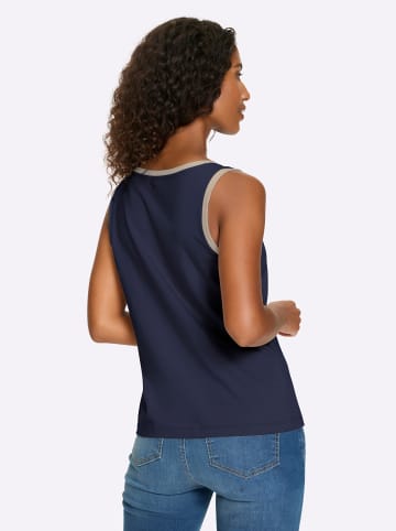 Heine Shirttop in marine-sesam