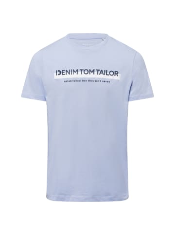 TOM TAILOR Denim T-Shirt in hellblau