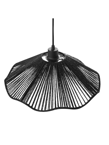 Beliani Pendelleuchten MIGORI in Schwarz - (W) 40 x (H) 120 x (L) 40 cm