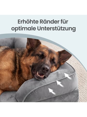 Feandrea Hundebett Blomfy in Hellgrau - (B)122 x (H)17 x (T)85 cm