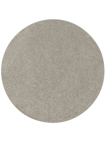 Snapstyle Luxus Velours Teppich Laguna Soft Rund in Stone