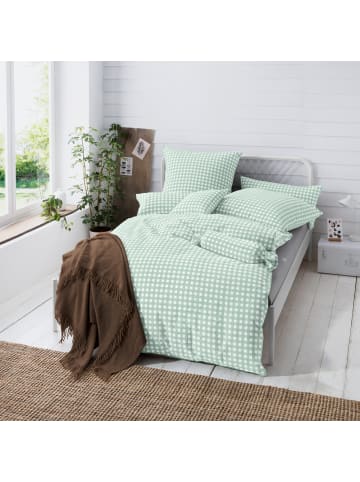 Erwin Müller Seersucker Bettwäsche Kronach in jade