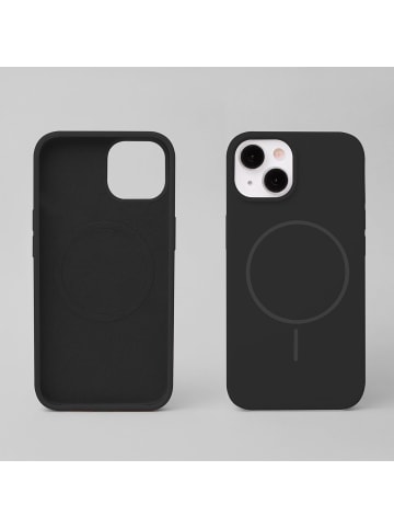 COFI 1453 TFO Silicone Thin Mag kompatibel mit Apple iPhone 15 Pro Max in Schwarz