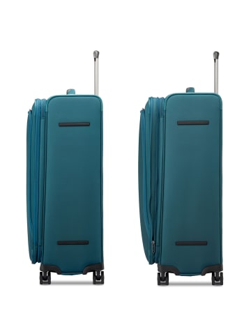 Roncato City 3.0 4 Rollen Trolley L 77 cm mit Dehnfalte in flaschengruen