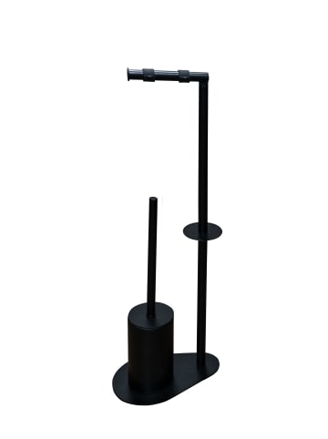 RIDDER Stand-WC-Garnitur Riley schwarz matt