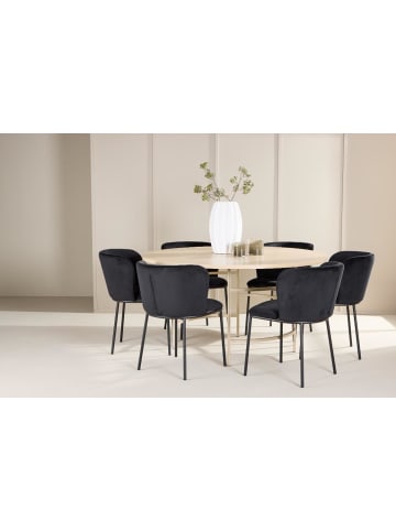 ebuy24 Essgruppe Copenhagen (7-teilig) Whitewash 140 x 140 cm