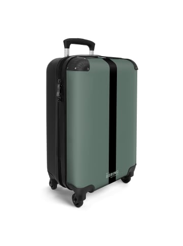 NoBoringSuitCases Suitcase, Koffer, Reisekoffer Grün schwarz