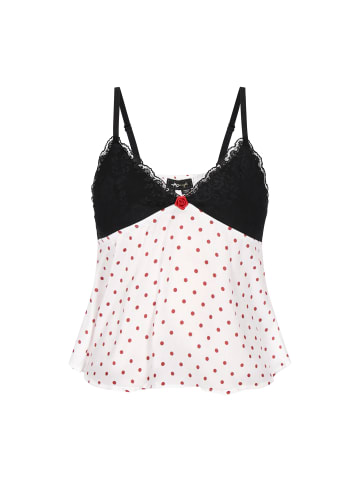 myMo at night Women Top in offwhite red