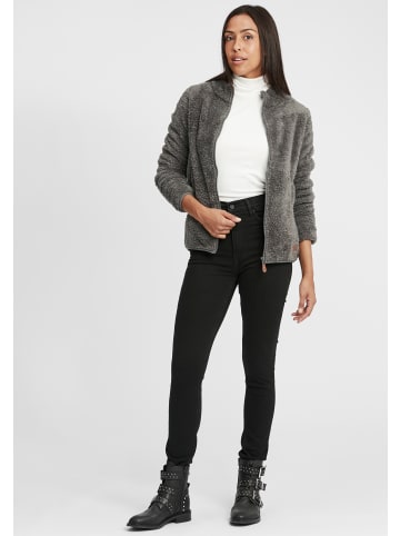 Oxmo Kapuzensweatjacke OXTelsa in Grau