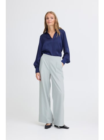 ICHI Casual Hose IHDOTTE Regular fit in Light blue