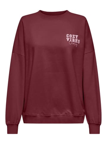 ONLY Sweatshirt in cabernet