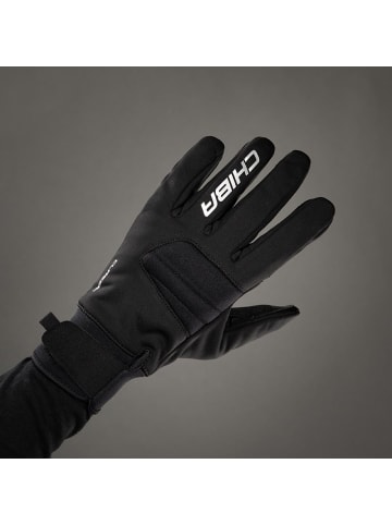 Chiba Classic Fahrradhandschuh Schwarz-Silber  3XL - atmungsaktiv,