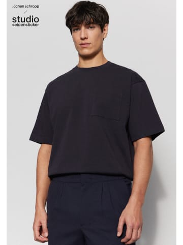 Studio Seidensticker T-Shirt Oversized in Dunkelblau