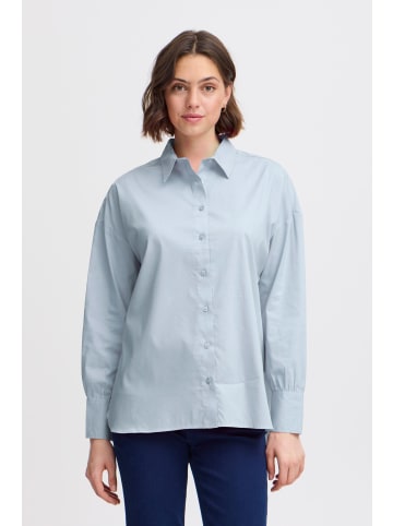 Fransa Langarmbluse FRZASHIRT SH 8 20611864 modische Bluse in Blau