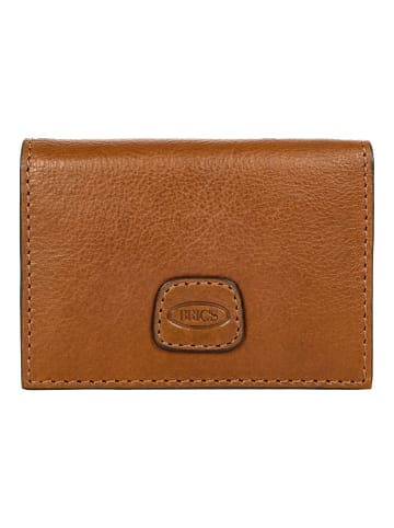 BRIC`s Volterra Geldbörse Leder 7 cm tobacco