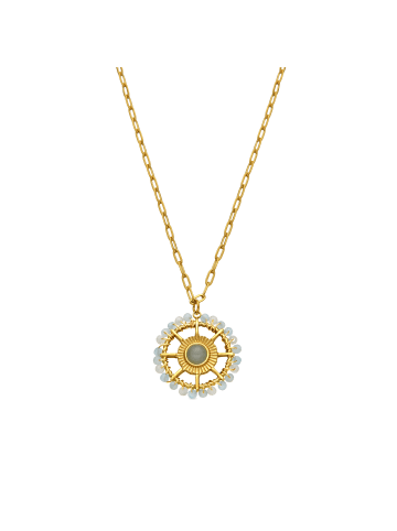 Luxenter Halskette Yakde mit 18 Karat Goldfinish – YAKDE