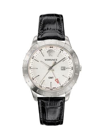 Versace Analoguhr für Herren in silber