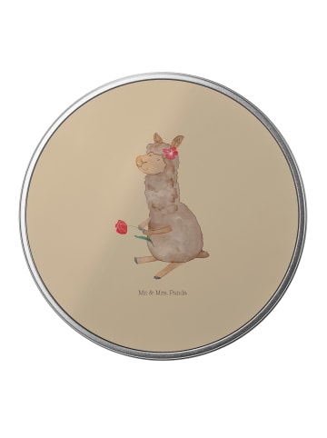 Mr. & Mrs. Panda Dose Alpaka Blume ohne Spruch in Kaktus Grün