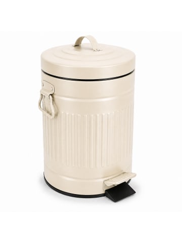 relaxdays Kosmetikeimer in Beige - 5 Liter