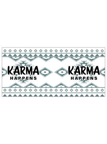 United Labels Karma Tasse - Karma happens aus Keramik 320ml in weiß