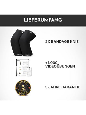 Neolymp Bandage "BK210" L in Schwarz