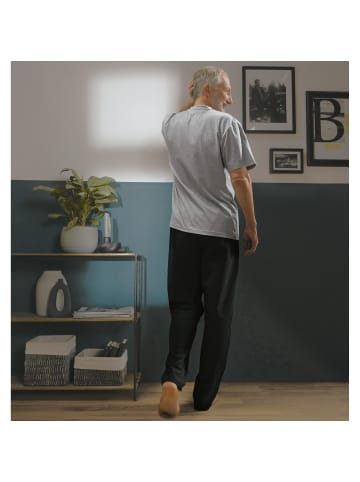 Erwin Müller Sweat Freizeithose 2er-Pack in schwarz