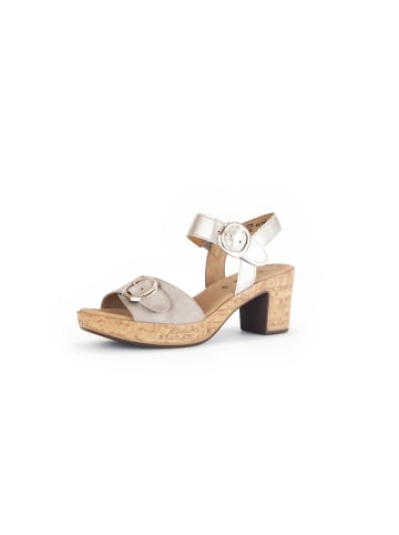 Gabor Fashion Plateau Sandale in beige