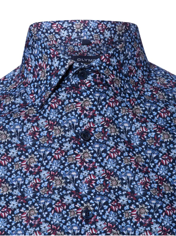 OLYMP  Hemd in marine mehrfarbig