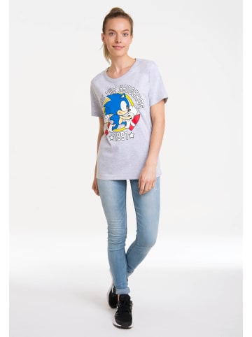 Logoshirt T-Shirts Sonic The Hedgehog - 1991 in grau-meliert