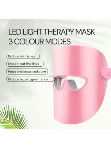 ErthSkin LED-Lichttherapie-Maske für Strahlkraft & Erneuerung – Rosa