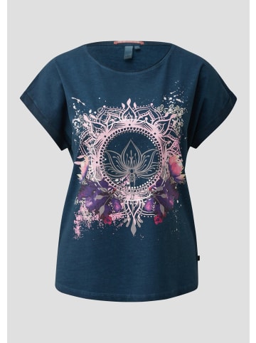 QS T-Shirt in 58D2_tiefblau