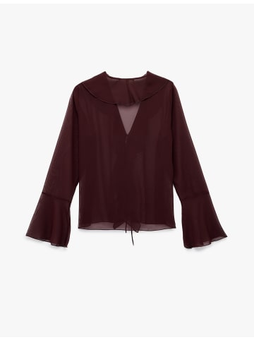 KOTON SHIRTS LS in Bordo