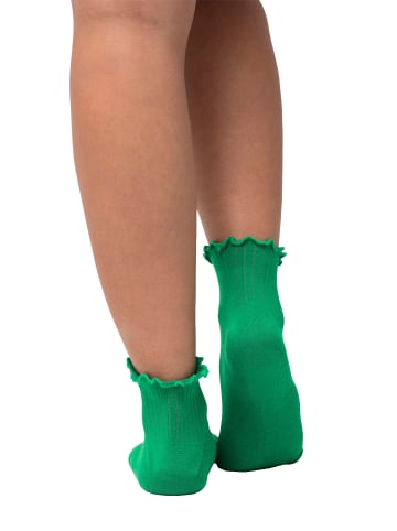 Ulla Popken Socken in smaragdgrün
