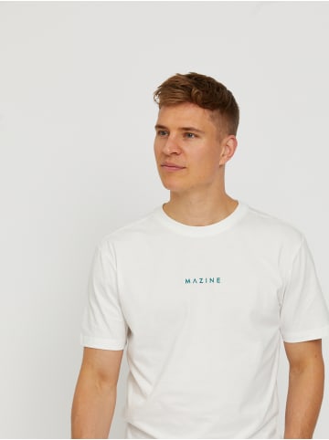 MAZINE T-Shirt Logo T in Weiß