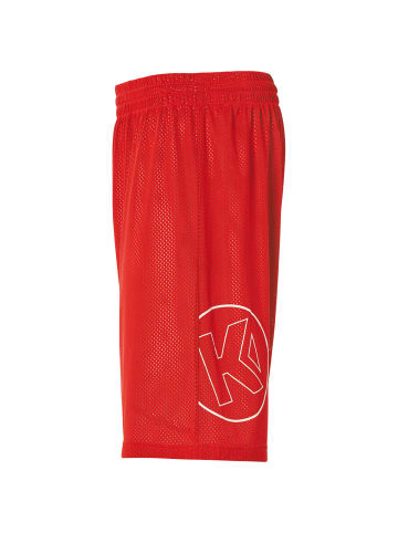 Kempa Shorts REVERSIBLE in rot/weiß