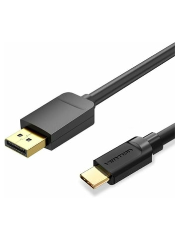 Vention USB-C auf DisplayPort Adapter Kabel 1 m in Schwarz