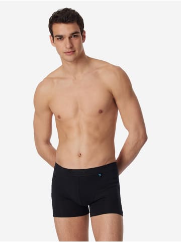 Schiesser Retro Short / Pant Long Life Cotton in Schwarz