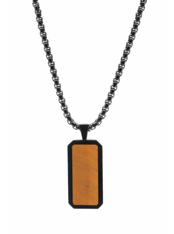 GT COLLECTION Kette mit Anhänger Rectangle in brown