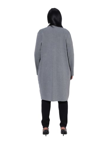 Ulla Popken Jacke in mittel grau melange