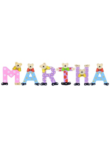 Playshoes Deko-Buchstaben "MARTHA" in bunt