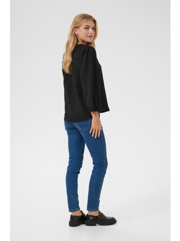 Kaffe Langarm-Bluse KAellen Regular fit in Black Deep CC