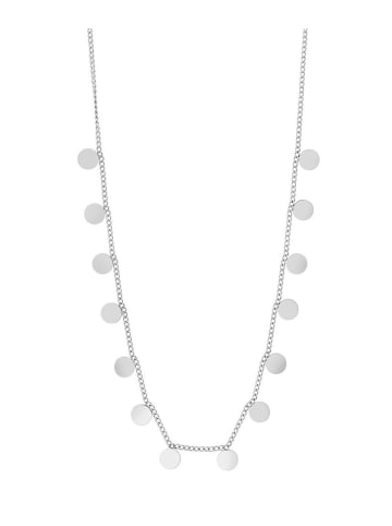 Adeliás Damen Halskette aus Edelstahl 40+5 in silber
